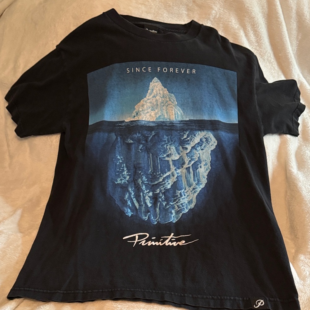 Primitive Black and Blue Graphic Tee